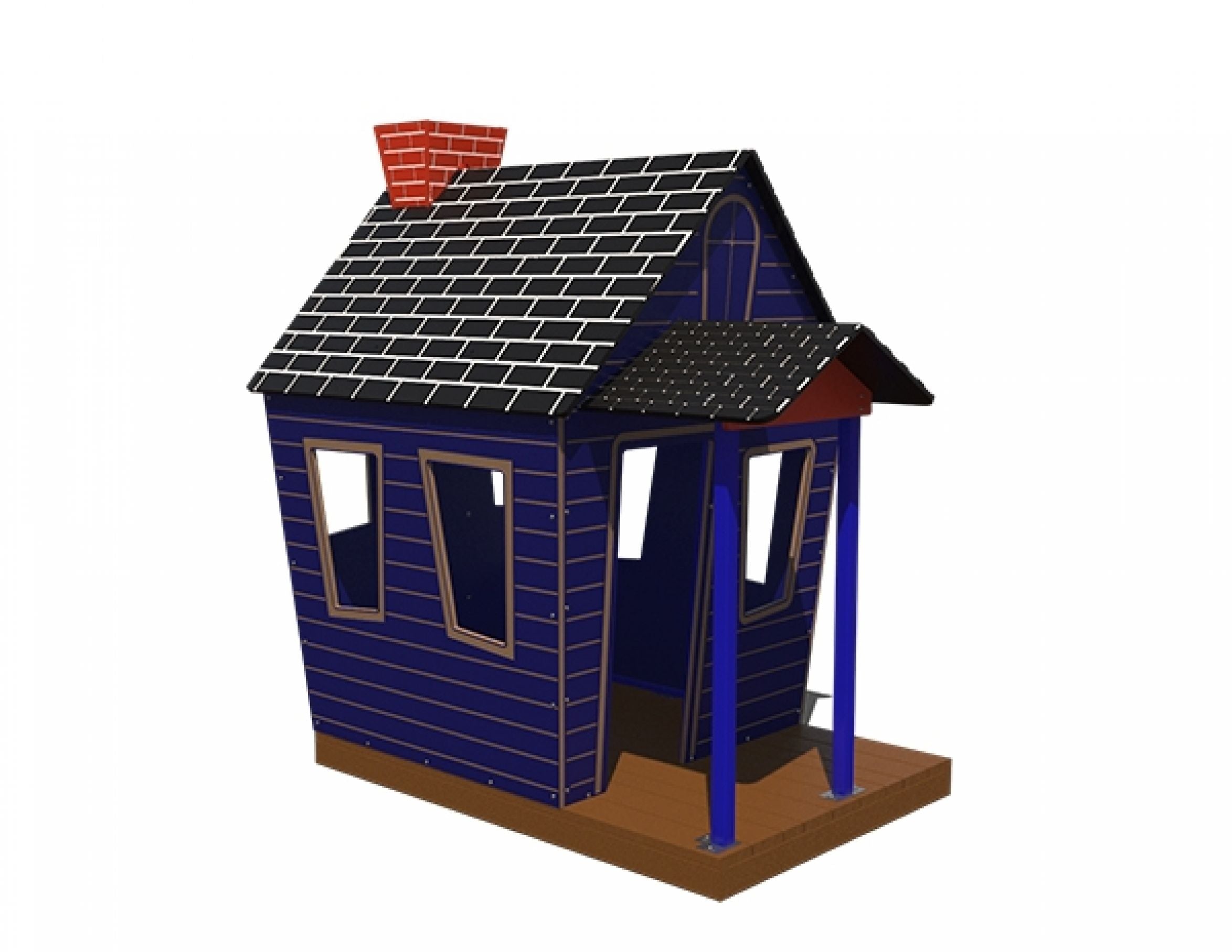 Cottage Playhouse - Simplified Playgrounds