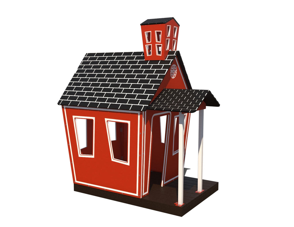 Schoolhouse Playhouse - Simplified Playgrounds